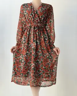 پیراهن حریر لیلا کد 2820