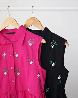 سارافون گلدوزی آوا کد 2815