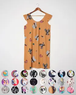 سارافون نخی فانتزی ساتین 2 کد 2880