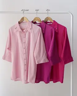 شومیز لینن گلدوزی بلوط کد 2899