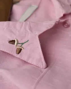 شومیز لینن گلدوزی بلوط کد 2899