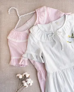 پیراهن کوتاه گلدوزی ماهرو کد 2897