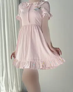 پیراهن کوتاه گلدوزی ماهرو کد 2897