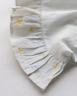 پیراهن کوتاه گلدوزی ماهرو کد 2897