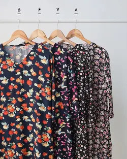 بلوز طرحدار بنفشه کد 3069