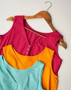 سارافون دکمه دار آرنیلا کد 3120