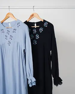 پیراهن گلدوزی نازگل کد 3113