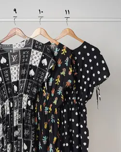 سارافون آستین بندی رز کد 3145