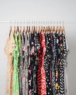 سارافون آستین بندی رز کد 3145