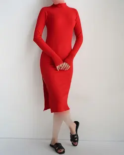 پیراهن ساده رنگی گیتا کد 3255