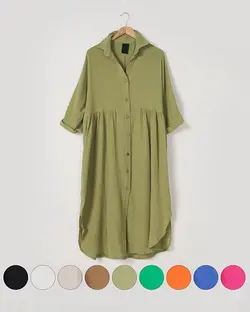 پیراهن بلند توسکا کد 3075