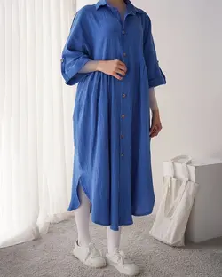 پیراهن بلند توسکا کد 3075