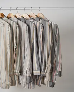 شومیز مانتویی راه راه اریکا کد 3244