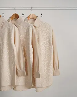 شومیز مانتویی دانتل آرایلی 4 کد 3505