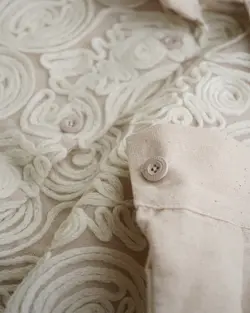 شومیز مانتویی دانتل آرایلی 4 کد 3505