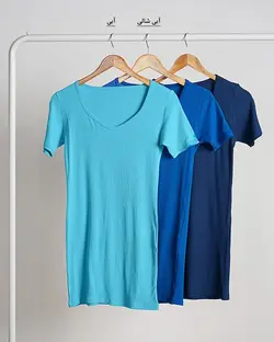 پیراهن یقه دلبر خزان کد 3574