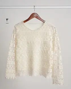 بلوز گیپور فرشته کد 3660