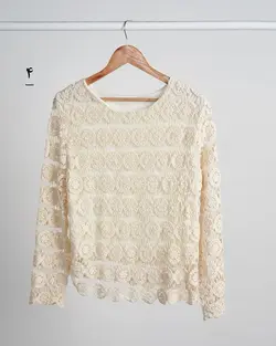 بلوز گیپور فرشته کد 3660