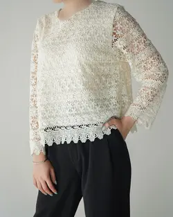 بلوز گیپور فرشته کد 3660