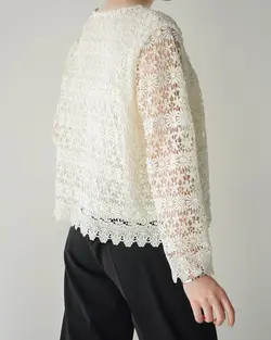 بلوز گیپور فرشته کد 3660