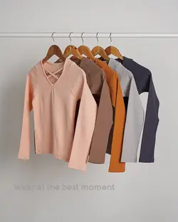 بلوز یقه ضربدری فردخت 2 کد 3810