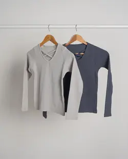 بلوز یقه ضربدری فردخت 2 کد 3810