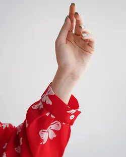 پیراهن طرحدار سی گل کد 3799