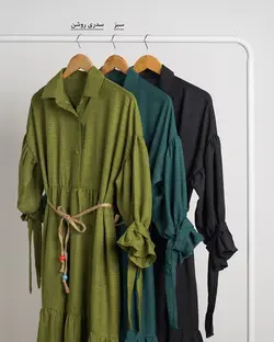 پیراهن آستین عروسکی ماهورا کد 4013