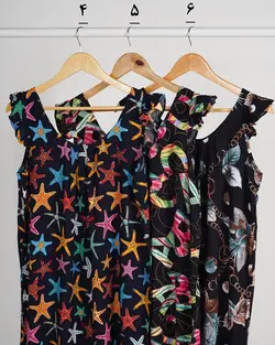 سارافون نخی فانتزی ساتین 3 کد 4080