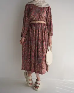 پیراهن پلیسه دلوان کد 4645