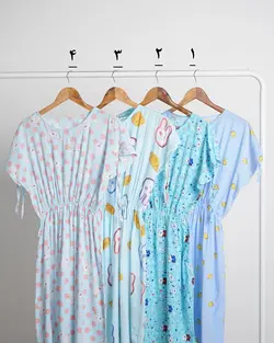 سارافون آستین بندی رز 3 کد 4655