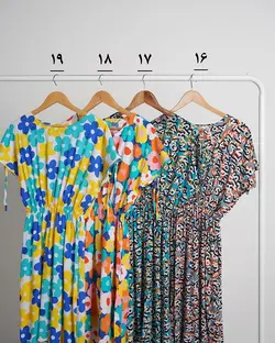 سارافون آستین بندی رز 3 کد 4655