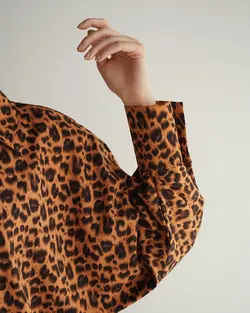 بلوز کیمونو پلنگی کد 4709