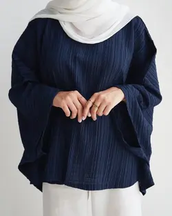 بلوز پانچ ملکا کد 4759