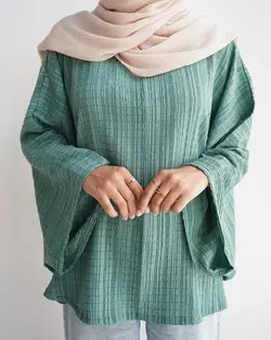 بلوز پانچ ملکا کد 4759