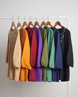 بلوز گلدوزی شیوا کد 4803