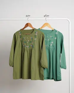 بلوز گلدوزی شیوا کد 4803