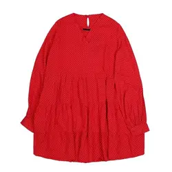 3894-پیراهن خالخالی نخی (2)