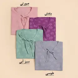 4238-شومیز ابروبادی گل گلی