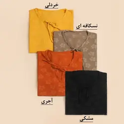 4238-شومیز ابروبادی گل گلی