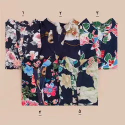 4226-شومیز نخی گلدار