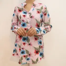 4226-شومیز نخی گلدار