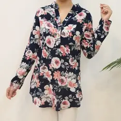 4226-شومیز نخی گلدار