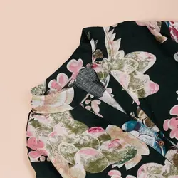 4226-شومیز نخی گلدار