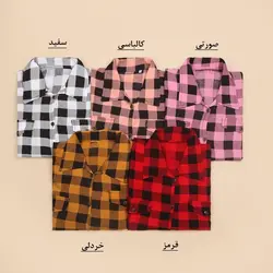 4222-مانتو چهار خونه نخی