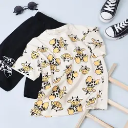 4221-ست تیشرت شلوارک گاو (کودک)