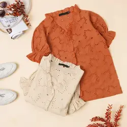 4243-شومیز خامه دوزی هانا