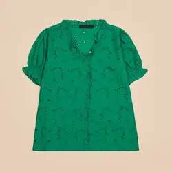 4243-شومیز خامه دوزی هانا