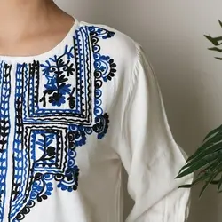 4318-بلوز گلدوزی تارا