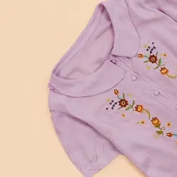 4349-بلوز گلدوزی گیلدا